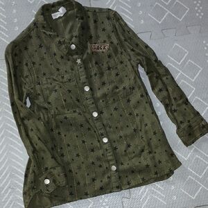 Orchestra Olive Star Print Kids Blouse